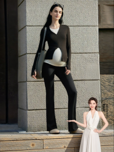 EMXEE | Full Pregnancy Versatile Comfortable Pants anti-drop crotch 2026 new