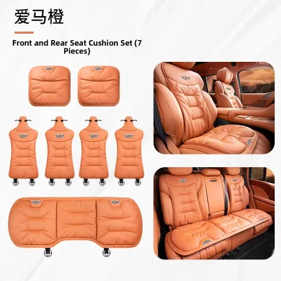 MENGDAO | Cadillac XT Compatible Nappa Leather All-Season Car Seat Cushion