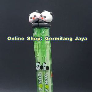 SPARROW Pen 1 Pasang / Sharing Pen / Pen Karakter Lucu Cantik DILIGENT PANDA (8085)