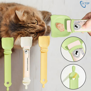 V.TOP Sendok Dispenser Makanan Cair Kucing Anjing Strip Squeezer Untuk Snack Strap