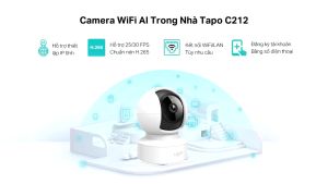 Camera wifi trong nhà TP-Link Tapo C200/ C210/ C211/ C212/ C220  2K - 3MP quay quét 360 độ đàm thoại 2 chiều theo dõi chuyển động