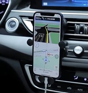 Giá Đỡ Điện Thoại Kẹp Cửa Gió Ô Tô Xe Hơi xoay 360 độ thoát khí không vướng cửa gió điều hoà chất liệu cao cấp