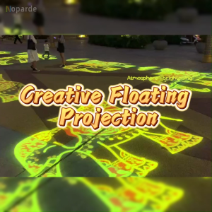 Projection spotlight of the Ocean World with dynamic water ripple jellyfish outdoor ground corridor landscape projector light