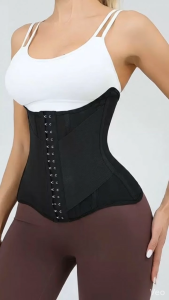 TRY Double Layer Waist Cincher for Women | Adjustable Hook Closure Body Shaper | Breathable Tummy Control Corset Belt | Back Support Posture Corrector
