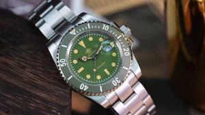 ADDIESDIVE 41mm Mens Watch Diving Quartz Watch Japan 2115 Stainless Steel 200M Waterproof Super Luminous Mens Business Watch