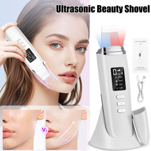 Ultrasonic Shovel EMS Positive And Negative Ion Export Mask Import Lift Compact V Face Cleaning