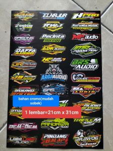 Stiker Jg Audio | Stiker Dkan Audio | Stiker Elkajur Audio |Stiker Audio | Stiker Sound System | Stiker Sound