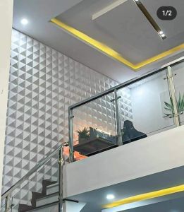 walpaper dinding walpanel beton 3d 50x50 1m