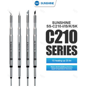 SUNSHINE C210 Series Integrated Soldering Iron Tips Heating Core Efficient Heat Conduction Temperature Recovery for S210 C210
