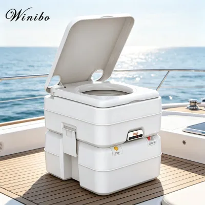 SEAFLO Portable Toilet for RV Boat and Camping (20L - Multifunctional)