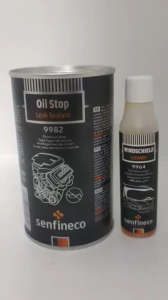 NGĂN NGỪA RÒ RỈ NHỚT ĐỘNG CƠ Ô TÔ X*Ă*NG D*Ầ*U THƯƠNG HIỆU SENFINECO 9982 300ml VÀ CHAI PHA NƯỚC GẠT KÍNH HIỆU SENFINECO 9964 50ml (Oil Stop Leak Sealant 9982 300ml And Winschield 9964 50ml)
