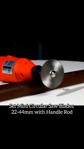 Set Mini Circular Saw Blades 22-44 mm dengan Roda Handle