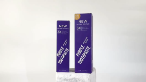 New Smile Purple White Toothpaste Whitens Teeth Removes Stains in 28 Days Removal Repair Sensitive Teeth 120g