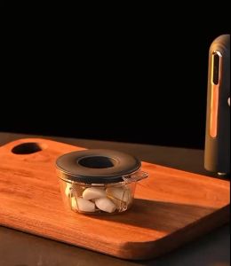 BOMS เครื่องบดสับไฟฟ้า 4 ถ้วย 2 มีด พร้อมโถอเนกประสงค์และจอ LCD สำหรับปรุงอาหารบ้าน