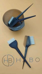 Cọ nhuộm tóc chổi nhuộm tóc lược nhuộm tóc một đầu lông mềm cao cấp