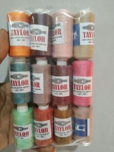 (COD) BENANG JAHIT 500 YARD ISI 1 LUSIN WARNA WARNI // BENANG JAHIT LUSINAN //BAYAR DI TEMPAT