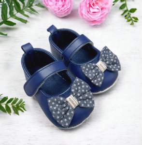 Baby 6-12 Months Old Cute Girl Shoes With Non-slip Baby Infant Shoes With Box Quality BY-248