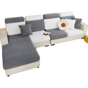 All-Season Universal Sofa Back Cover Full Wrap Sofa Lid Embroidered Cloth Sofa Cushion Cover Cat Scratch Proof Slipcover