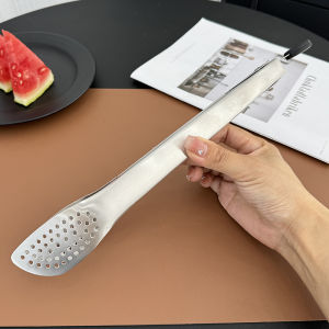 Multi-Functional Silicone Food Tongs High-Temperature Resistant 304 Stainless Steel BBQ Tongs for Home Barbecue And Bread
