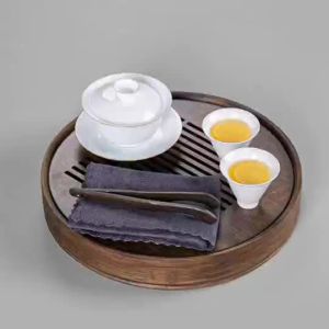 Large Capacity Water Retention Bamboo Tea Tray