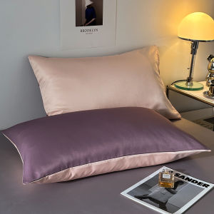 Washable Summer Ice Silk Pillowcase Tian Silk Pillow Cover Home Use 48cmx74cm Single Pillow Towel Core Cover Bedding