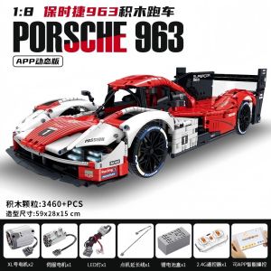 Remote Control Le Mans Racing Car Lego Compatible Assembly Blocks for Adult Boys Advanced Difficulty Plastic Toy Model