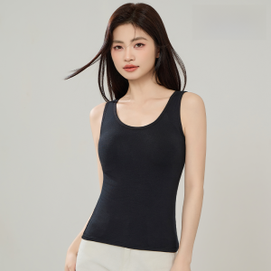 MiiOW | Áo ba lỗ không tay màu xám rộng rãi cho nữ Áo khoác ngoài mùa hè không dây đeo ngực Áo chống ánh sáng không dây đeo ngực