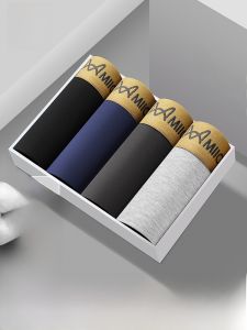 miiow | Mens Cotton Underwear Loose Fit Thin Breathable Boxer Shorts Antimicrobial Comfortable Summer Innerwear Catman 2025 New Style