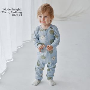 OAK FAMILY | Hypoallergenic Soft Modal Cotton Long Sleeve Onesie for Newborns
