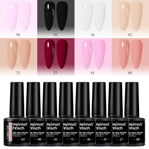 ชุดยาทาเล็บ 8 ชิ้น คอลเลคชั่นใหม่ ฤดูใบไม้ร่วง-ฤดูหนาว ปราศจากแอลกอฮอล์ เจล LED แฟชั่นสำหรับตกแต่งเล็บแบบมืออาชีพ