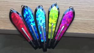 fishingfans | Mồi Câu Cá Bằng Thép Không Gỉ FISHINGFANS Móc Đơn Phát Sáng UV Câu Cá Nước Mặn Kích Thước 3.75in-5.5in Dành Cho Cá Thu Cá Ngừ Câu Cá Biển Sông.