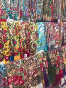 Retro Bohemian Floral Scarf Woman Luxury National Wind Fringed Square Scarves Hijab Babushka Head Wrap Travel Shawl Handkerchief