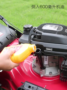 Grass Cutter 4000W Gasoline Original Grasscutter 4 Stroke Sale Lawn Mower Grass Cutter Hand Push Type Household Multifunctional Brush Cutter Small Agricultural Lawn Mower Hand Push Mower Weeding Artifact