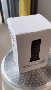【Ready Stock】600W Gallium Nitride Gan Charger Desktop PD Charger 3A5C With Base Singapore Plug