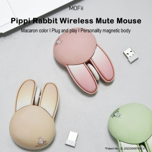M6 Pippi Rabbit Mouse: A Wireless Mute Mouse for Your PC & Laptop
