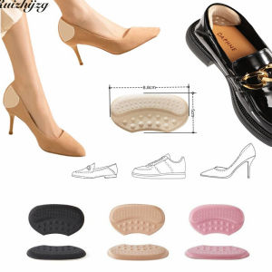 Ruizhijzg 1 Pair Womens And Mens Shoes Back Sticker Liner Insert Heel PainLadies Girls Boys Relief Protector Cushion Pads Inserts Forefoot Insert Non-slip Sole Cushion