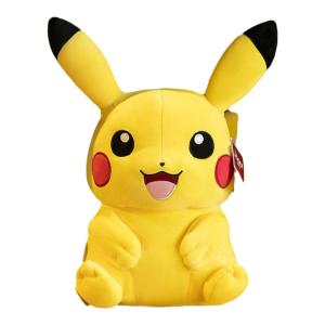 QIAOSHANG | Large Pikachu Plush Toy Pillow Soft Stuffed Animal for Girls Kids 2+ Years Old Birthday Gift Sleep Companion Cute Pokemon Plushie