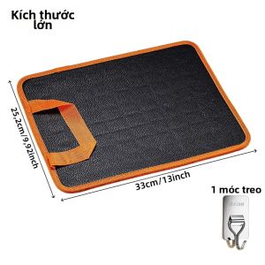 Tấm Lót Đựng Dụng Cụ Từ Tính Hai Mặt Chắc Chắn Di Động Chống Xước Làm Bằng Da Mềm Dùng Cho Ốc Vít Đai Ốc & Sửa Chữa Ô Tô