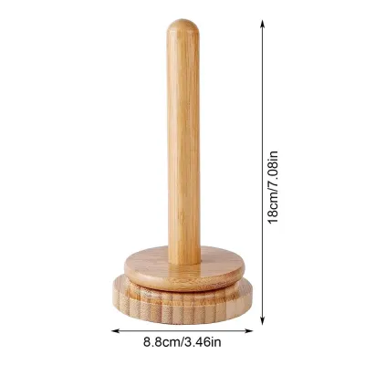 Crochet Yarn Holder Rotating Wood Spool Rack Wool Organizer Crochet Yarn Spinner Holder for Designers Tailors Hobbyists Teens