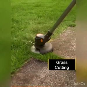 Grass Cutter Cordless Lawn Mower Electric Mower 128V 168V with Rechargeable Lithium Battery Garden Pruning Tool Rechargeable Lawn Mower Portable Grass Trimmer Grass Cutter Plant Trimmer Cutter