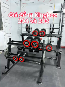Giá để tạ tay 2 tầng Kingbox GD ( 6 cặp tạ )