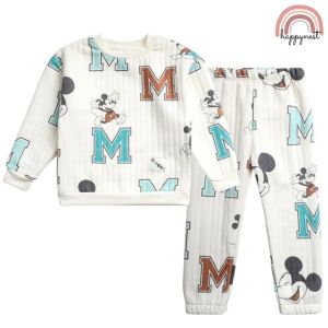 Mickey Mouse Coord Tracksuit Imported Pullover and Jogger Pants 2-Piece Set for 2-6 Years Old SS61