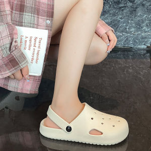 Womens Summer New Cartoon Pattern Breathable Flat Heel Outdoor Wear Nurse Girl Headed Sandals Slip-On Low Top EVA Shoes