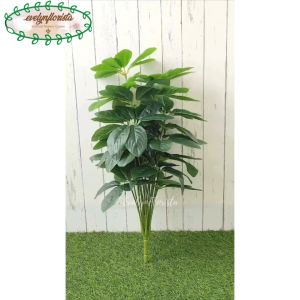 Daun Hias Artiificial Daun Anubias Semilatex X18 Pajangan Ruang Tamu Aesthetic