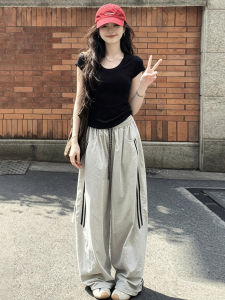 SENWA | Summer Casual Sport T-Shirt and Wide Leg Pants Set