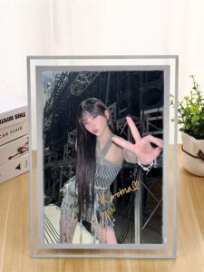 Aespa Liu Zhimin Same Style Peripheral Signature Photo Crystal Photo Frame Girlfriend Custom Birthday Gift