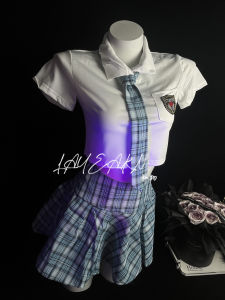 Layearn [Dont Leave after School for Schoolmates] Japanese Style Sweet JK Student Uniform Midriff Outfit Pure Desire Intimates Sailor Suit