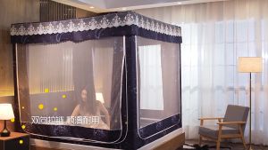 CHT มุ้ง มุ้งพับเก็บได้ มุ้งกันยุง 3.5/5/6/6.6ฟุต 3 ประตู มุ้งครอบผู้ใหญ่ มุ้งเต็นท์ กันแมลง พกพาสะดวก มุ้งตาข่ายกันยุง พร้อมม่านเตียงรอบมุ้ง COD - Lazada