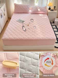 MENGWEIJUE | Waterproof Dust-Resistant Breathable Machine Washable Anti-Dust Mite Mattress Protector