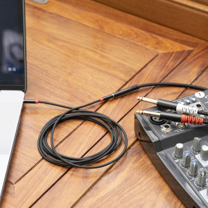 3.5mm đến 6.35mm kết nối khuếch đại cáp truyền âm thanh giắc cắm cái phích cắm mạ vàng để đầu cắm đực cáp âm thanh chuyển đổi giao diện cho bộ khuếch đại loa